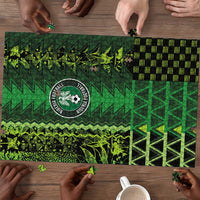 Nigeria Football Puzzle The Naija-Tribal Sporty Style - Wonder Print Shop