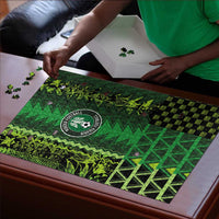 Nigeria Football Puzzle The Naija-Tribal Sporty Style - Wonder Print Shop