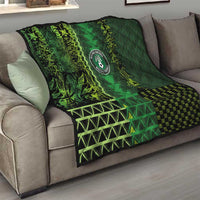 Nigeria Football Quilt The Naija-Tribal Sporty Style - Wonder Print Shop