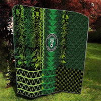 Nigeria Football Quilt The Naija-Tribal Sporty Style - Wonder Print Shop