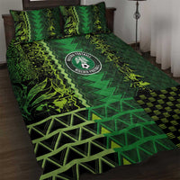 Nigeria Football Quilt Bed Set The Naija-Tribal Sporty Style - Wonder Print Shop