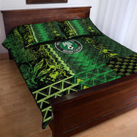 Nigeria Football Quilt Bed Set The Naija-Tribal Sporty Style - Wonder Print Shop