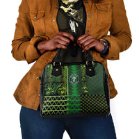 Nigeria Football Shoulder Handbag The Naija-Tribal Sporty Style - Wonder Print Shop