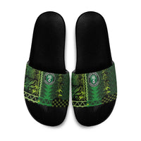 Nigeria Football Slide Sandals The Naija-Tribal Sporty Style - Wonder Print Shop