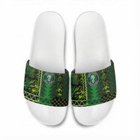 Nigeria Football Slide Sandals The Naija-Tribal Sporty Style - Wonder Print Shop