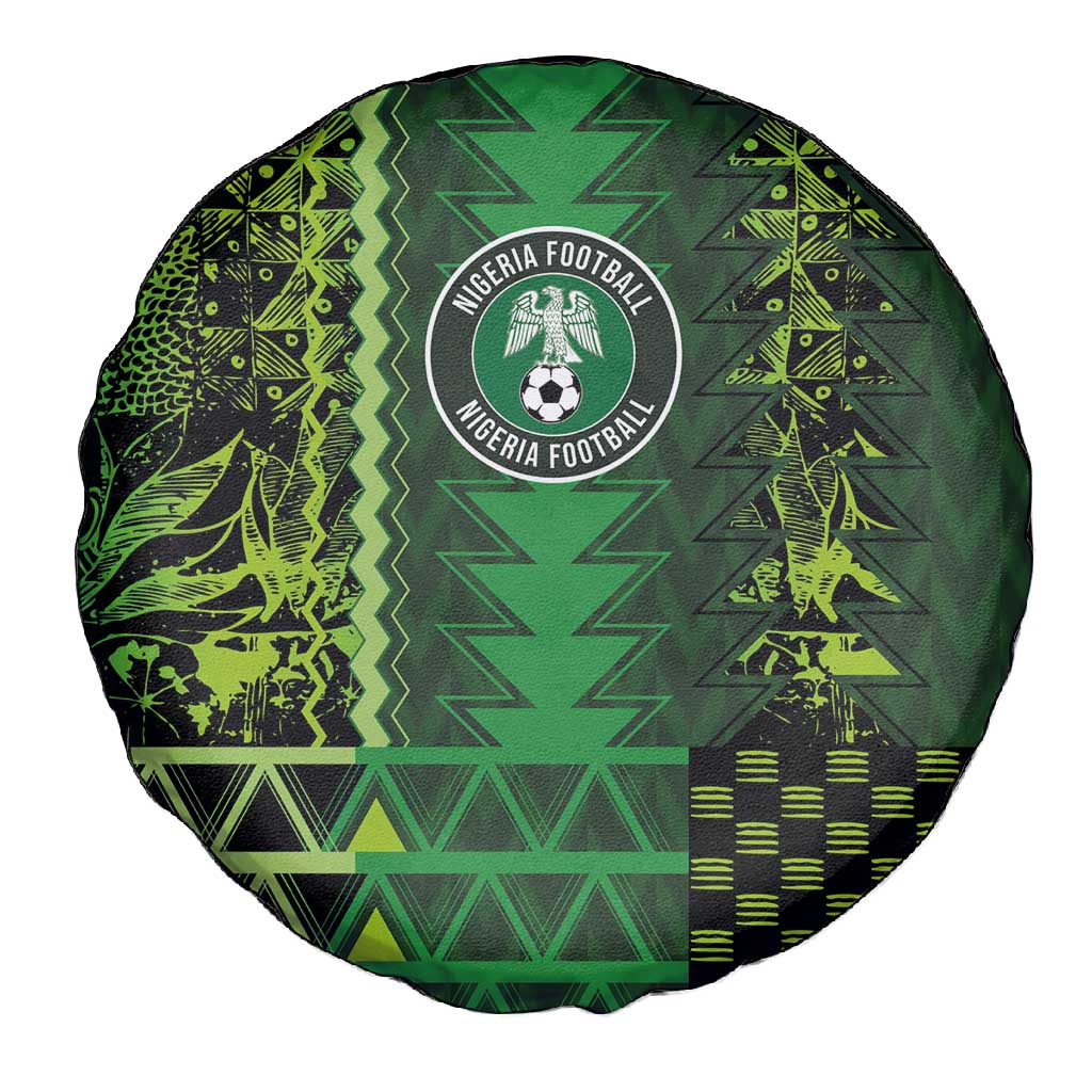 Nigeria Football Spare Tire Cover The Naija-Tribal Sporty Style - Wonder Print Shop