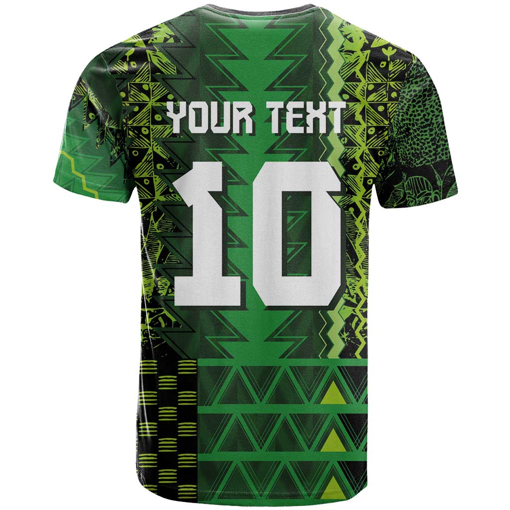 Custom Nigeria Football T shirt The Naija-Tribal Sporty Style - Wonder Print Shop