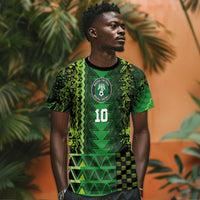 Custom Nigeria Football T shirt The Naija-Tribal Sporty Style - Wonder Print Shop