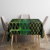 Nigeria Football Tablecloth The Naija-Tribal Sporty Style - Wonder Print Shop