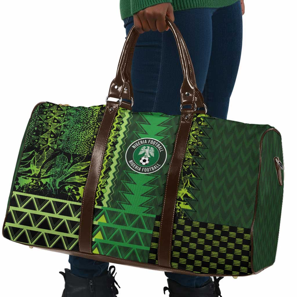 Nigeria Football Travel Bag The Naija-Tribal Sporty Style - Wonder Print Shop