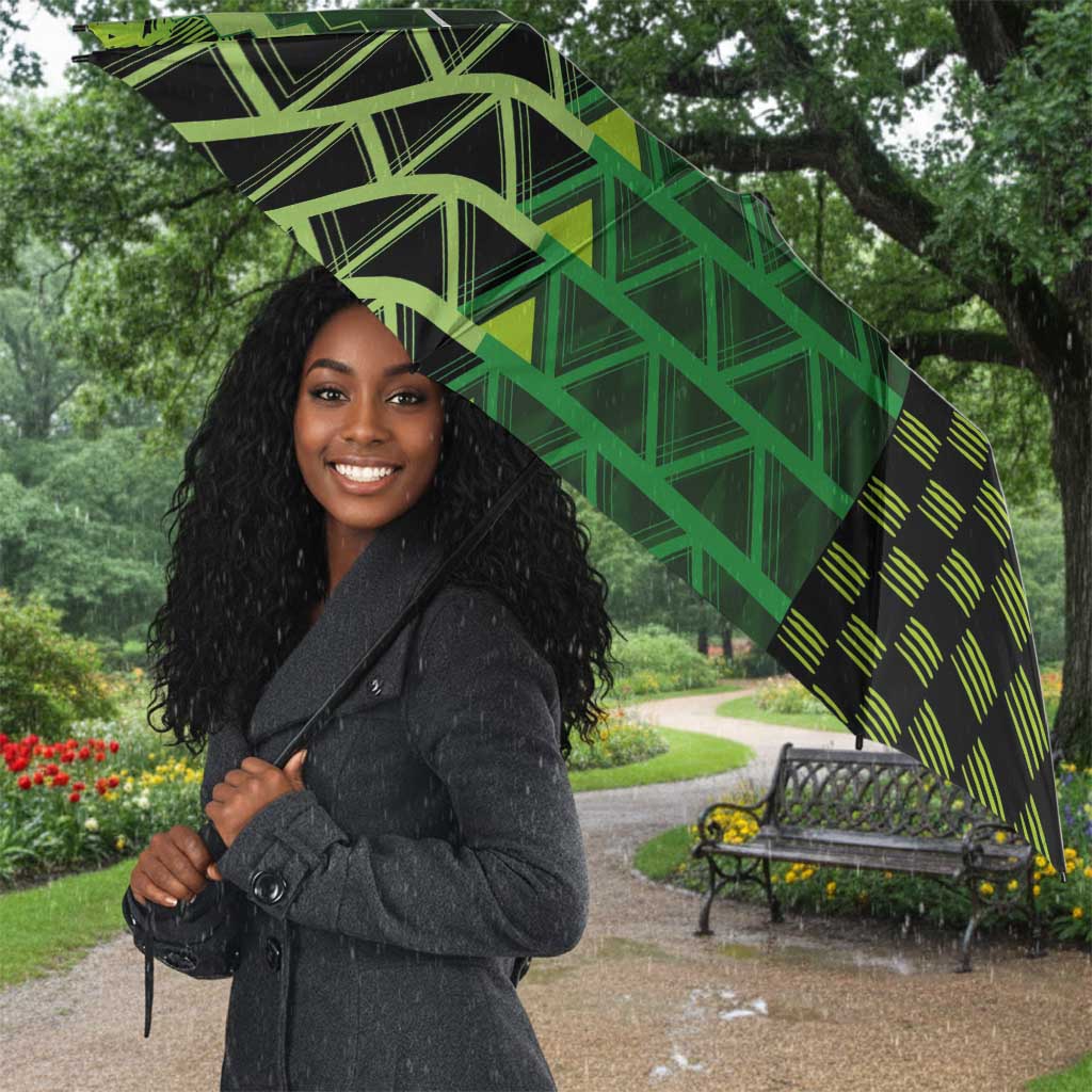 Nigeria Football Umbrella The Naija-Tribal Sporty Style - Wonder Print Shop