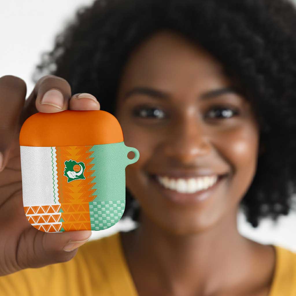 Ivory Coast Football AirPods Case Côte d'Ivoire-Tribal Sporty Style - Wonder Print Shop