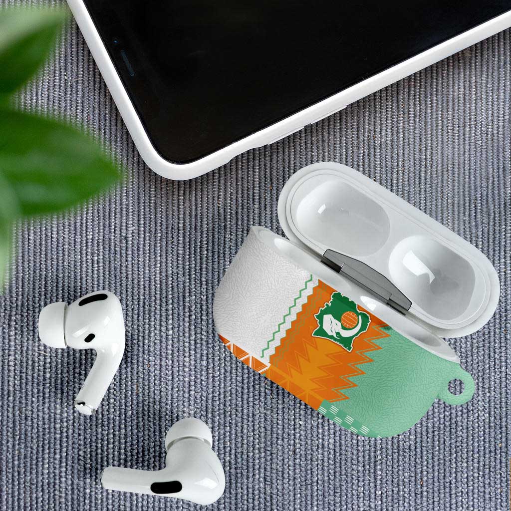 Ivory Coast Football AirPods Case Côte d'Ivoire-Tribal Sporty Style - Wonder Print Shop