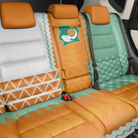 Ivory Coast Football Back Car Seat Cover Côte d'Ivoire-Tribal Sporty Style - Wonder Print Shop