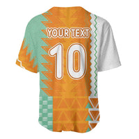Custom Ivory Coast Football Baseball Jersey Côte d'Ivoire-Tribal Sporty Style - Wonder Print Shop