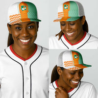 Ivory Coast Football Baseball Net Cap Côte d'Ivoire-Tribal Sporty Style