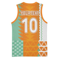 Custom Ivory Coast Football Basketball Jersey Côte d'Ivoire-Tribal Sporty Style - Wonder Print Shop