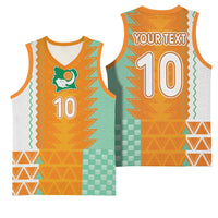 Custom Ivory Coast Football Basketball Jersey Côte d'Ivoire-Tribal Sporty Style - Wonder Print Shop
