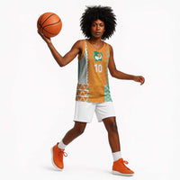 Custom Ivory Coast Football Basketball Jersey Côte d'Ivoire-Tribal Sporty Style - Wonder Print Shop
