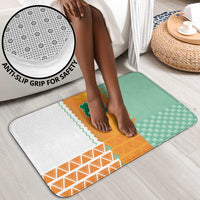Ivory Coast Football Bathroom Set Côte d'Ivoire-Tribal Sporty Style - Wonder Print Shop