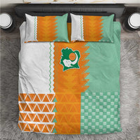 Ivory Coast Football Bedding Set Côte d'Ivoire-Tribal Sporty Style - Wonder Print Shop