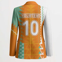 Custom Ivory Coast Football Blazer Côte d'Ivoire-Tribal Sporty Style - Wonder Print Shop