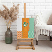 Ivory Coast Football Canvas Wall Art Côte d'Ivoire-Tribal Sporty Style - Wonder Print Shop