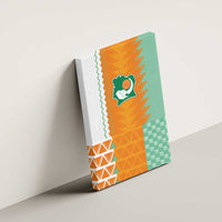 Ivory Coast Football Canvas Wall Art Côte d'Ivoire-Tribal Sporty Style - Wonder Print Shop