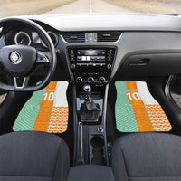 Custom Ivory Coast Football Car Mats Côte d'Ivoire-Tribal Sporty Style - Wonder Print Shop
