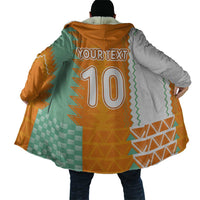 Custom Ivory Coast Football Cloak Côte d'Ivoire-Tribal Sporty Style - Wonder Print Shop
