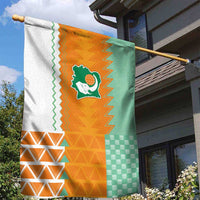 Ivory Coast Football Garden Flag Côte d'Ivoire-Tribal Sporty Style - Wonder Print Shop