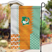 Ivory Coast Football Garden Flag Côte d'Ivoire-Tribal Sporty Style - Wonder Print Shop