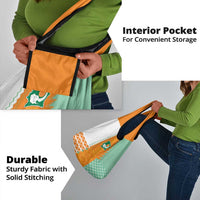 Ivory Coast Football Grocery Bag Côte d'Ivoire-Tribal Sporty Style - Wonder Print Shop