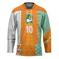 Custom Ivory Coast Football Hockey Jersey Côte d'Ivoire-Tribal Sporty Style - Wonder Print Shop