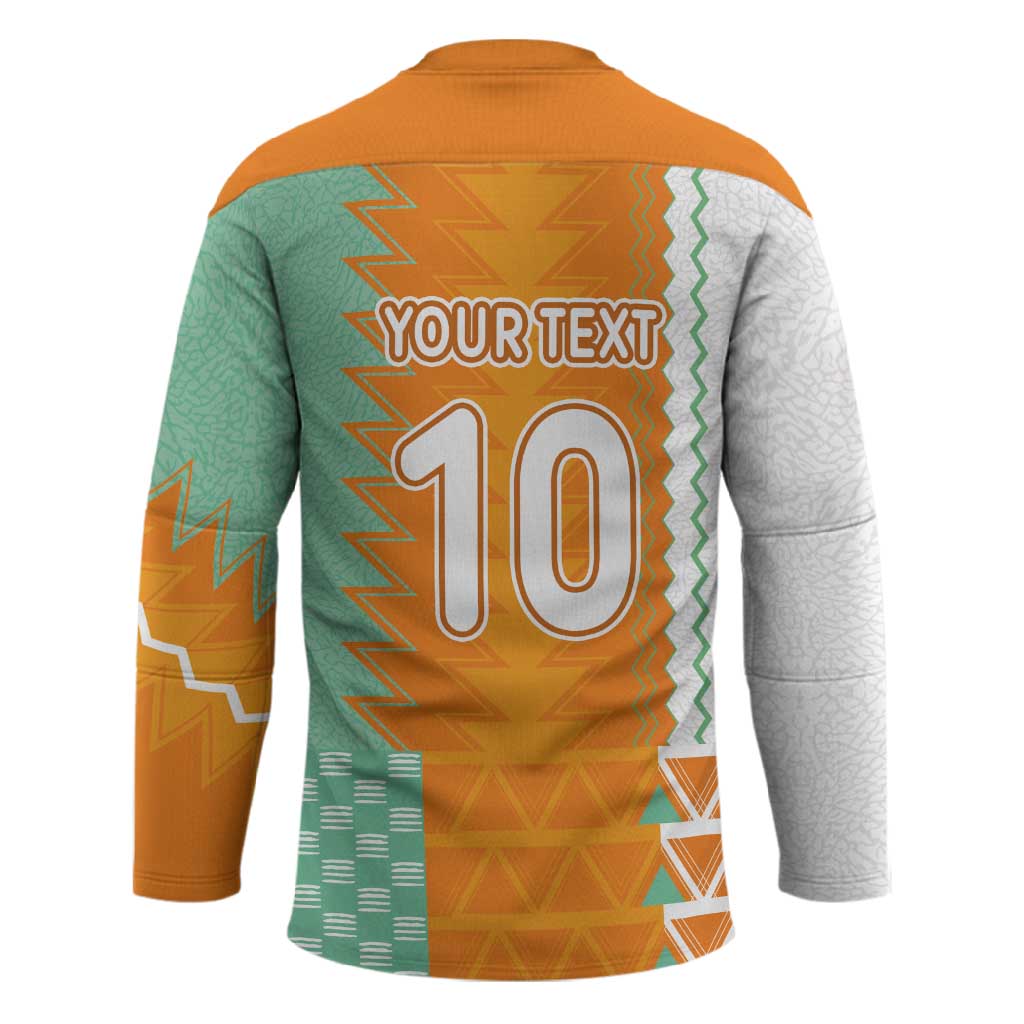 Custom Ivory Coast Football Hockey Jersey Côte d'Ivoire-Tribal Sporty Style - Wonder Print Shop
