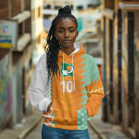 Custom Ivory Coast Football Hoodie Côte d'Ivoire-Tribal Sporty Style - Wonder Print Shop