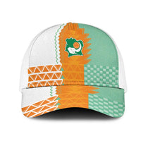 Ivory Coast Football Mesh Trucker Cap Côte d'Ivoire-Tribal Sporty Style