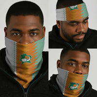 Ivory Coast Football Neck Gaiter Côte d'Ivoire-Tribal Sporty Style - Wonder Print Shop