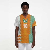 Custom Ivory Coast Football Scrub Top Côte d'Ivoire-Tribal Sporty Style - Wonder Print Shop