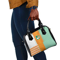 Ivory Coast Football Shoulder Handbag Côte d'Ivoire-Tribal Sporty Style - Wonder Print Shop