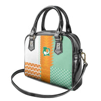 Ivory Coast Football Shoulder Handbag Côte d'Ivoire-Tribal Sporty Style - Wonder Print Shop