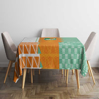 Ivory Coast Football Tablecloth Côte d'Ivoire-Tribal Sporty Style - Wonder Print Shop