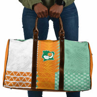Ivory Coast Football Travel Bag Côte d'Ivoire-Tribal Sporty Style - Wonder Print Shop