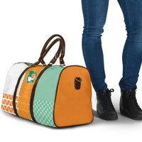 Ivory Coast Football Travel Bag Côte d'Ivoire-Tribal Sporty Style - Wonder Print Shop
