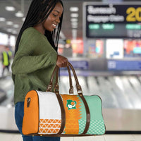Ivory Coast Football Travel Bag Côte d'Ivoire-Tribal Sporty Style - Wonder Print Shop