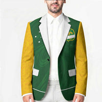 Custom Australia Football Blazer Aboriginal Pattern Sporty Style-Green Color - Wonder Print Shop