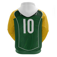 Custom Australia Football Hoodie Aboriginal Pattern Sporty Style-Green Color - Wonder Print Shop
