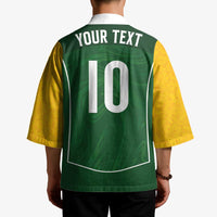 Custom Australia Football Kimono Aboriginal Pattern Sporty Style-Green Color - Wonder Print Shop