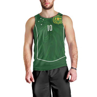 Custom Australia Football Men Tank Top Aboriginal Pattern Sporty Style-Green Color - Wonder Print Shop