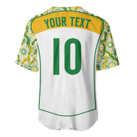 Custom Australia Football Baseball Jersey Aboriginal Pattern Sporty Style-White Color - Wonder Print Shop